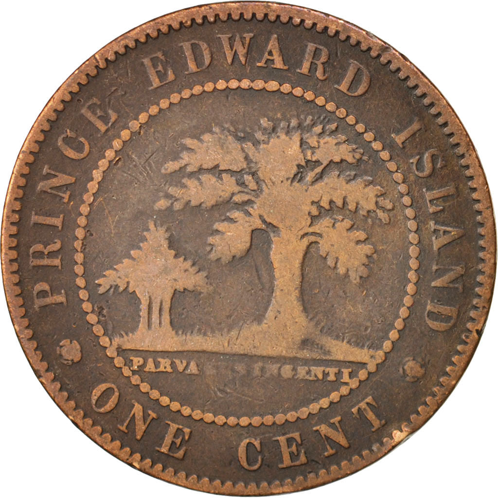 PRINCE EDWARD ISLAND, Cent, 1871, Royal Canadian Mint, Ottawa, VF(20-25)