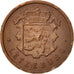 Moneta, Luksemburg, Charlotte, 25 Centimes, 1947, EF(40-45), Bronze, KM:45