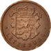 Moneda, Luxemburgo, Charlotte, 25 Centimes, 1947, MBC, Bronce, KM:45