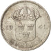 Coin, Sweden, Gustaf V, Krona, 1941, EF(40-45), Silver, KM:786.2