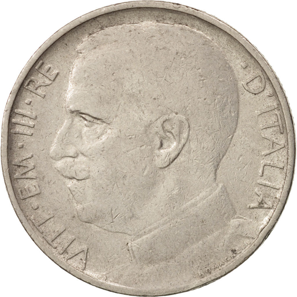 Monnaie, Italie, Vittorio Emanuele III, 50 Centesimi, 1920, Rome, TB+, Nickel