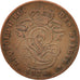 Münze, Belgien, Leopold II, 2 Centimes, 1876, S+, Kupfer, KM:35.1