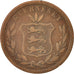 Coin, Guernsey, 8 Doubles, 1864, Heaton, Birmingham, VF(20-25), Bronze, KM:7