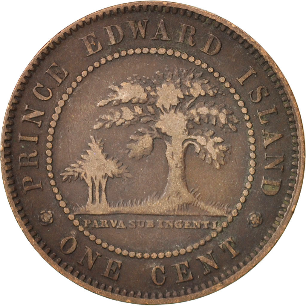 PRINCE EDWARD ISLAND, Cent, 1871, Royal Canadian Mint, Ottawa, VF(30-35)