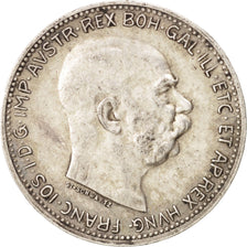 Austria, Franz Joseph I, Corona, 1916, EF(40-45), Silver, KM:2820