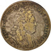 France, Token, Nicolas Desmaretz, 1712, EF(40-45), Brass, 30, Feuardent:5752