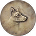 France, Medal, Dog medal, Sports & leisure, AU(55-58), Silvered bronze, 40