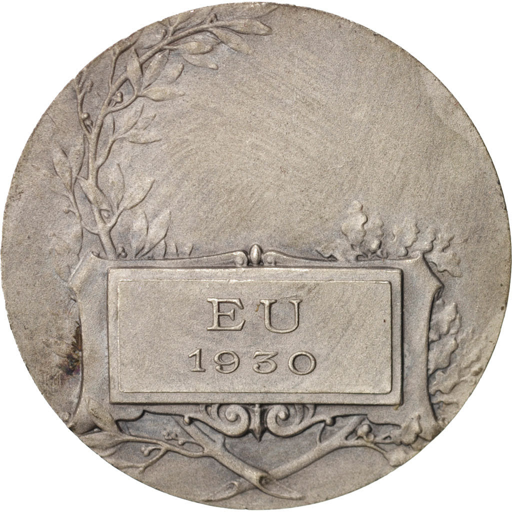 Frankreich, Medal, Ville d'Eu, Sports & leisure, 1930, Cariat, AU(50-53)