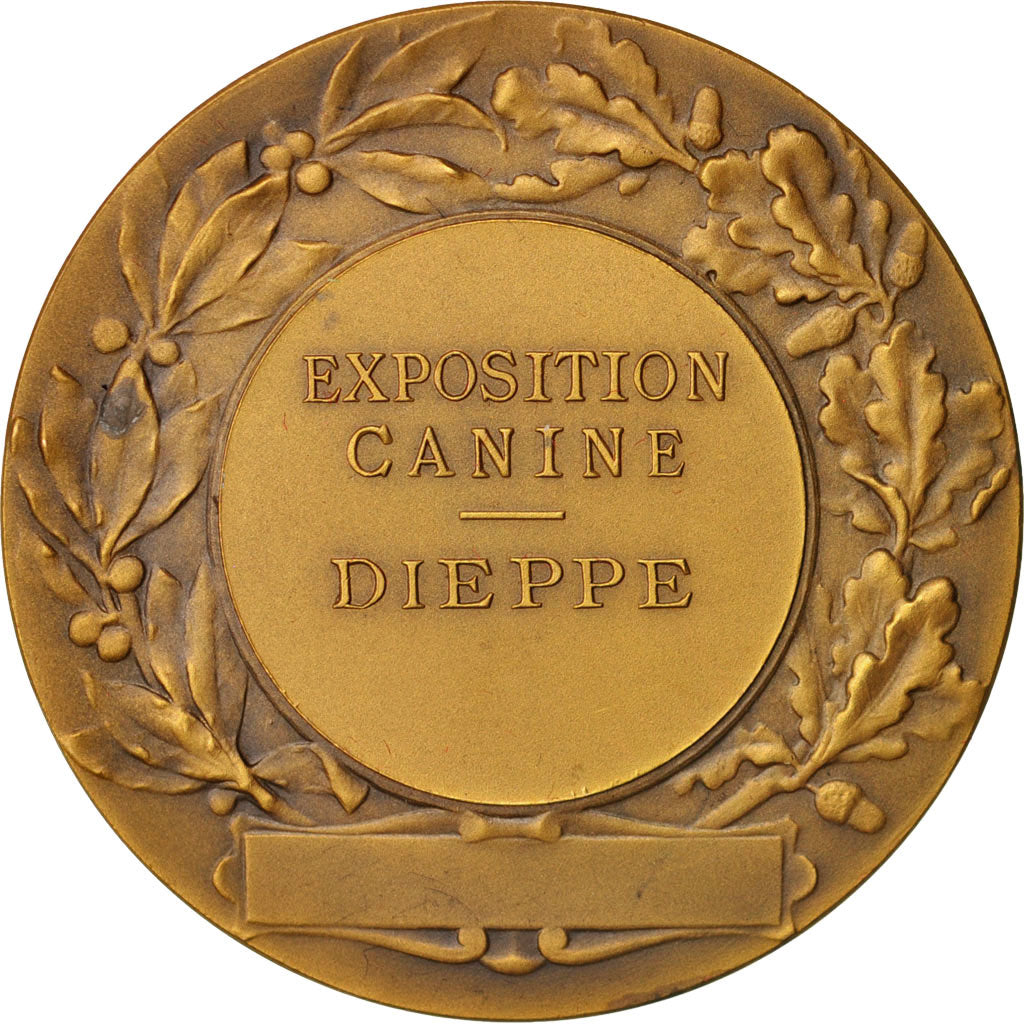 Frankreich, Medal, VIlle de Dieppe, Exposition canine, Sports & leisure, Rivet