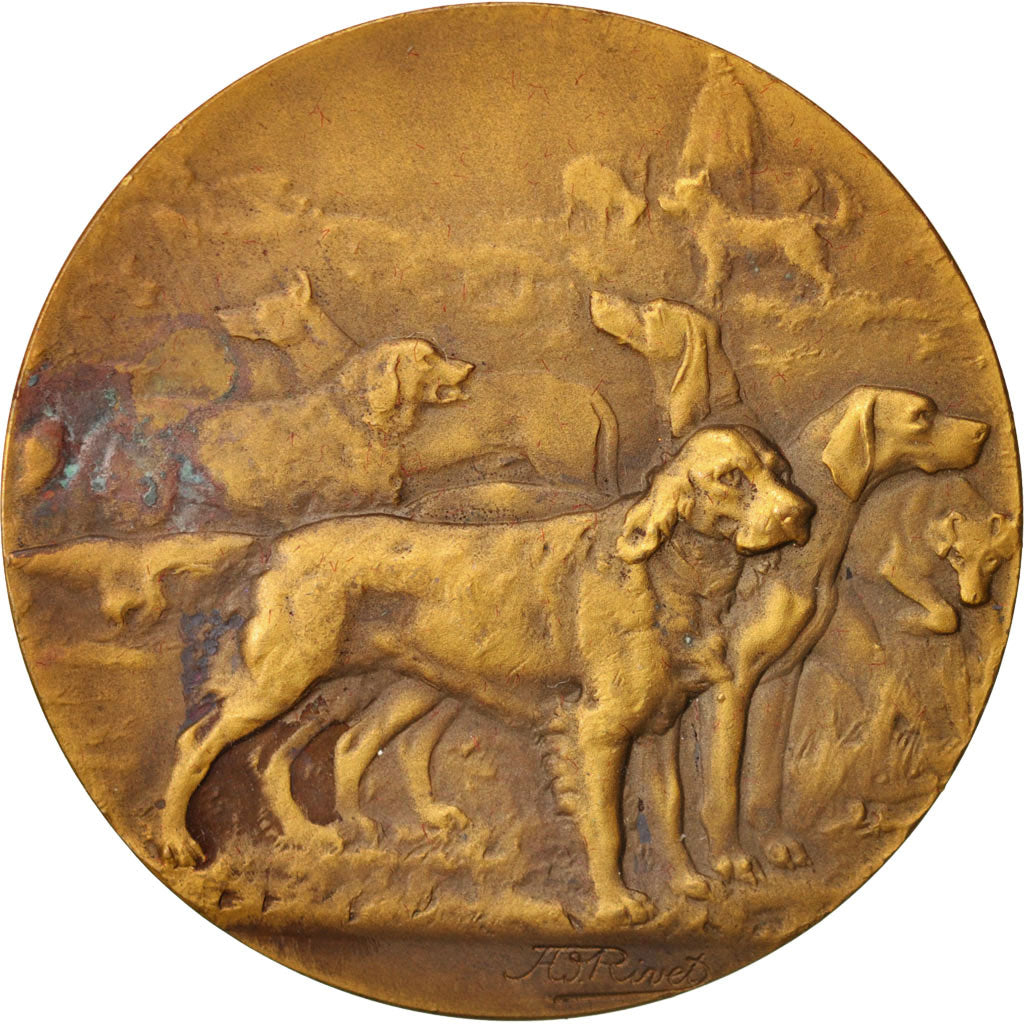 Francia, Medal, VIlle de Dieppe, Exposition canine, Sports & leisure, 1930