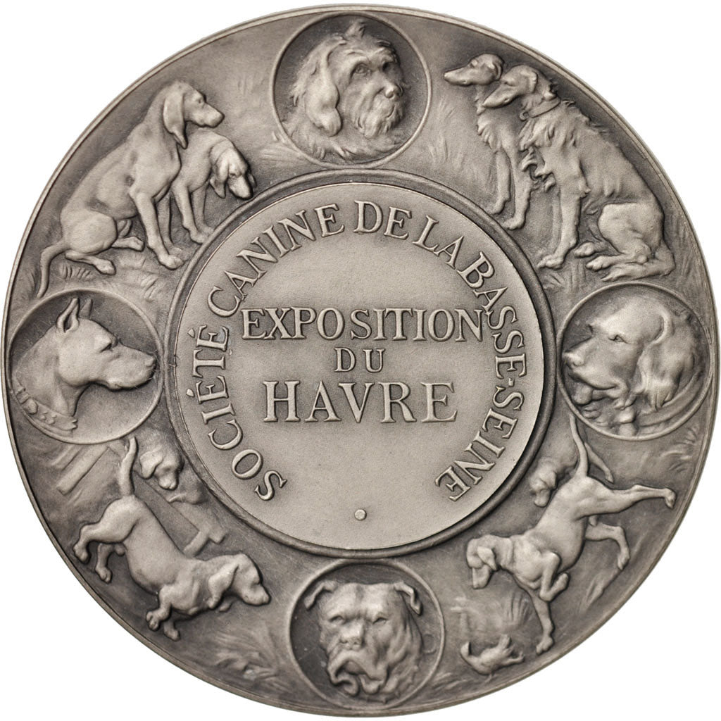 Frankreich, Medal, VIlle du Havre, Société canine de la Basse-Seine, Sports &