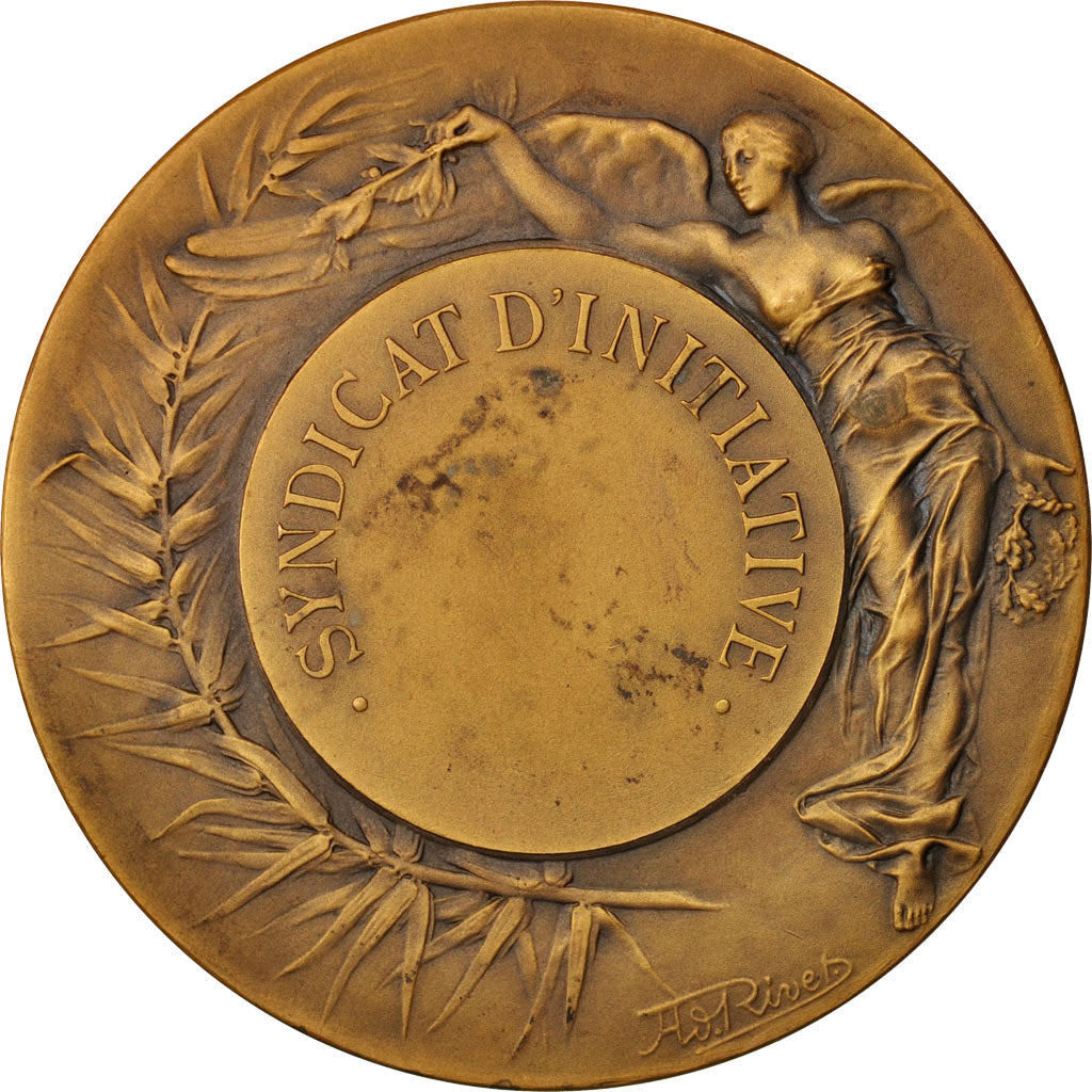 France, Medal, Ville du Havre, Syndicat d'initiative, Politics, Society, War