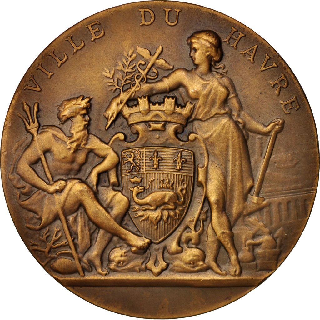 France, Medal, VIlle du Havre, Société canine de la Basse-Seine
