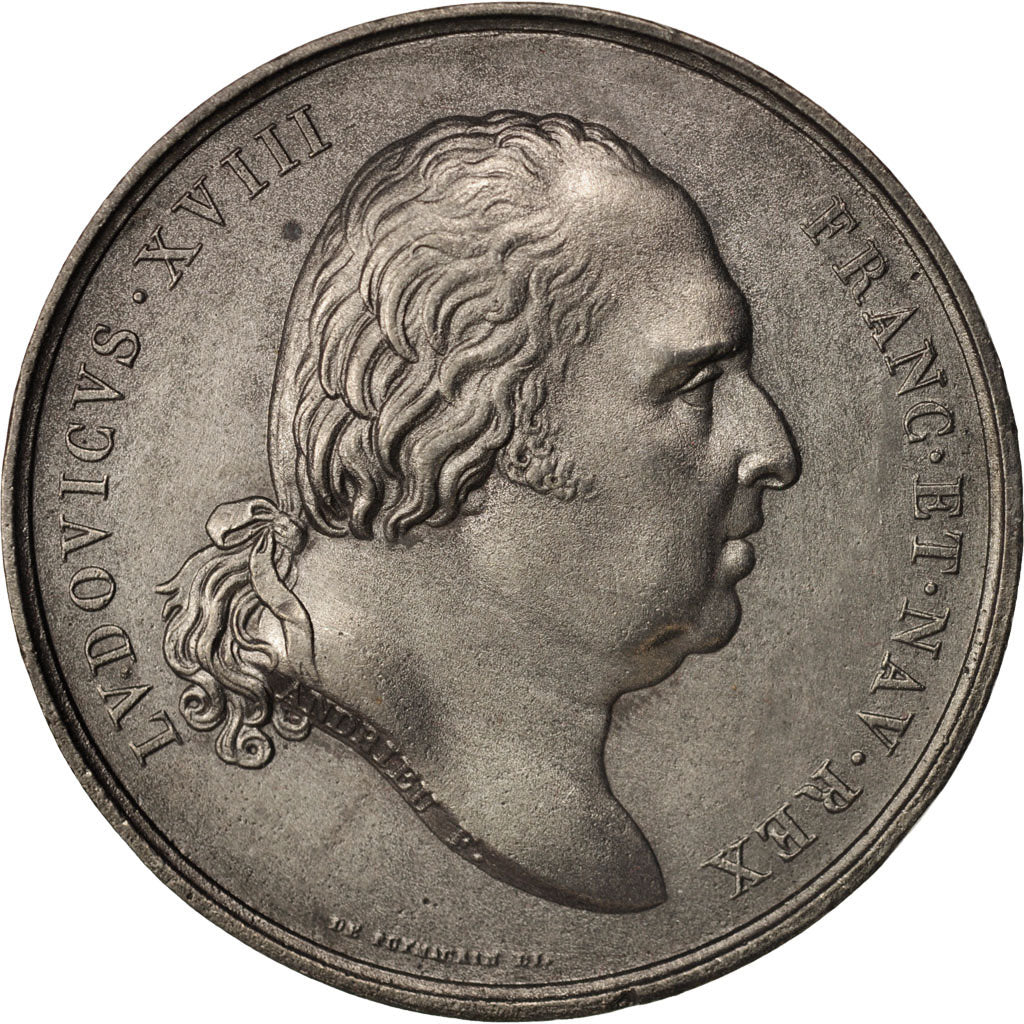 France, Medal, Translation des restes du duc d'Enghien à Vincennes, Louis