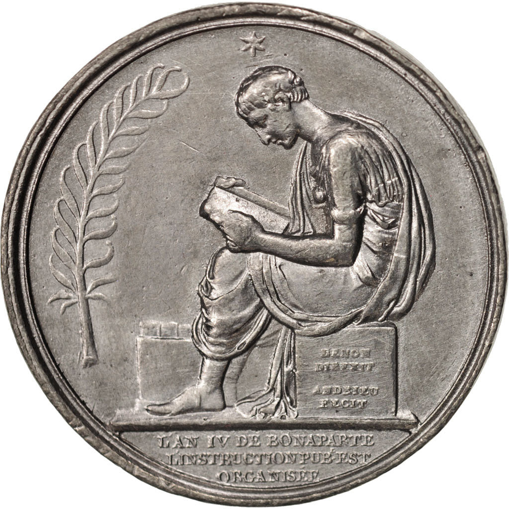 France, Medal, Organisation de l'Instruction Publique, First French Empire, Arts