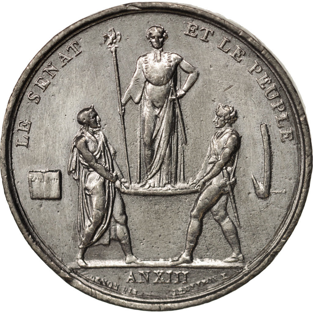 Francia, Medal, La Sénat et le Peuple, First French Empire, History, 1802