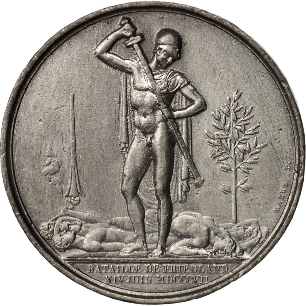 France, Medal, Bataille de Friedland, First French Empire, History, 1807