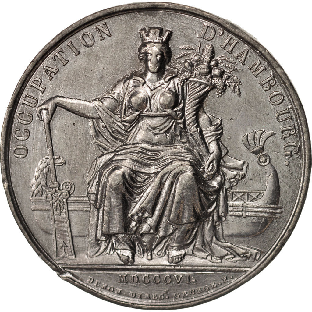 France, Medal, Occupation d'Hambourg, First French Empire, History, 1806
