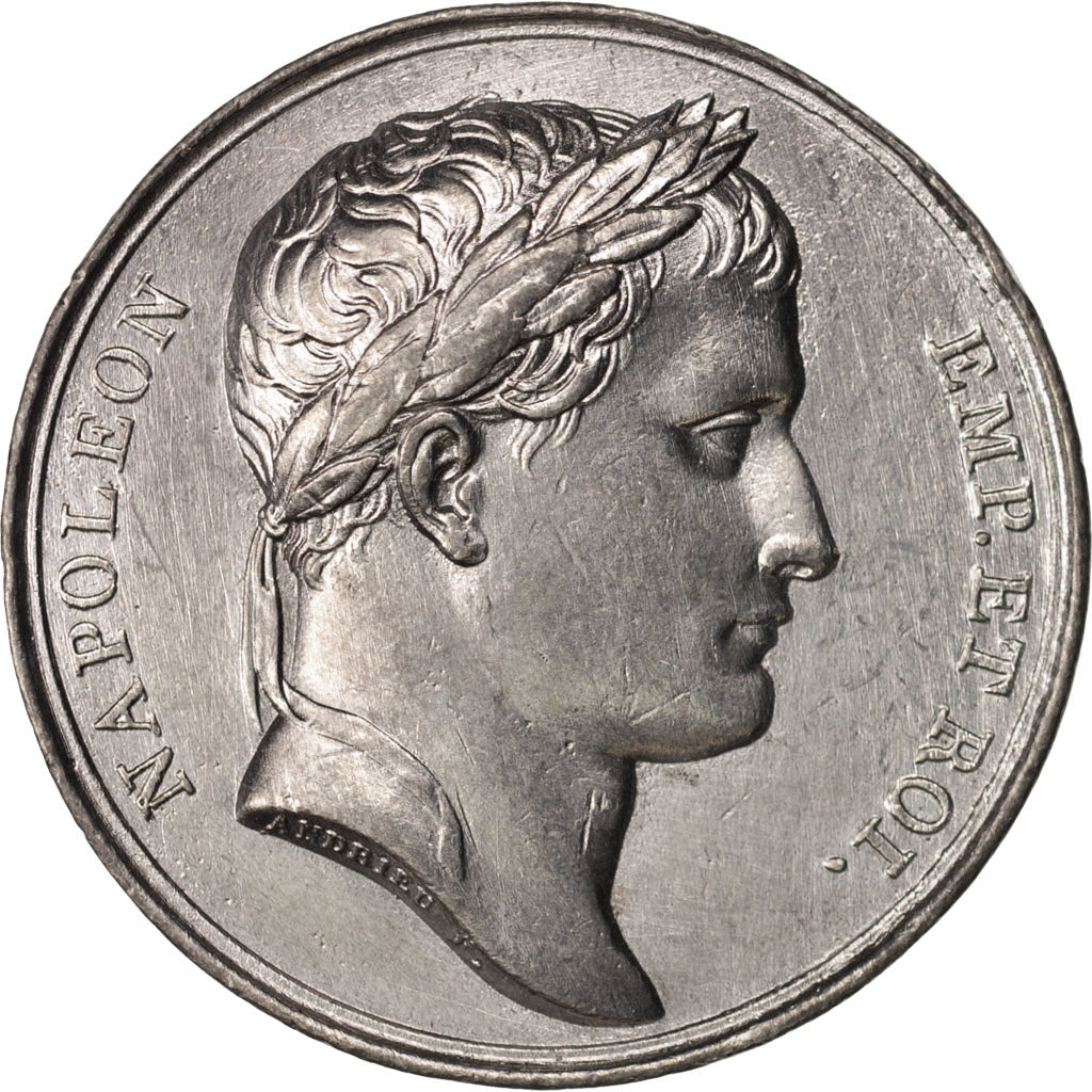 France, Medal, Prise de Raab, First French Empire, History, 1809, Andrieu, TTB+