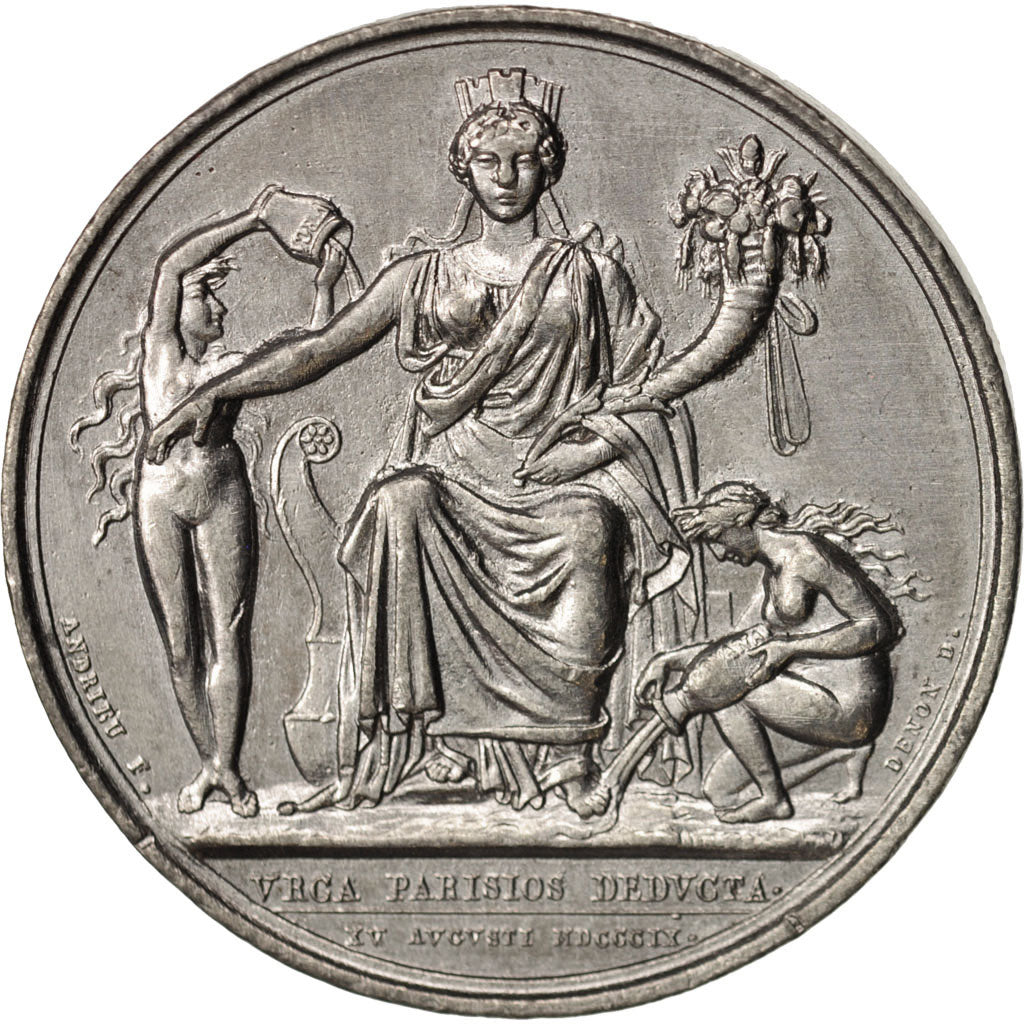 France, Medal, VRCA PARISIOS DEDVCTA, First French Empire, History, 1809