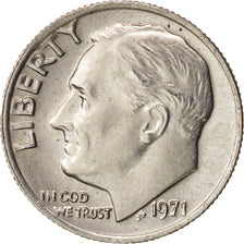 Moneta, Stati Uniti, Roosevelt Dime, Dime, 1971, U.S. Mint, Philadelphia, SPL-