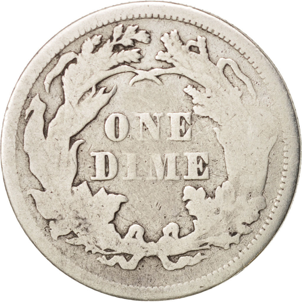 United States, Seated Liberty Dime, Dime, 1875, U.S. Mint, Philadelphia