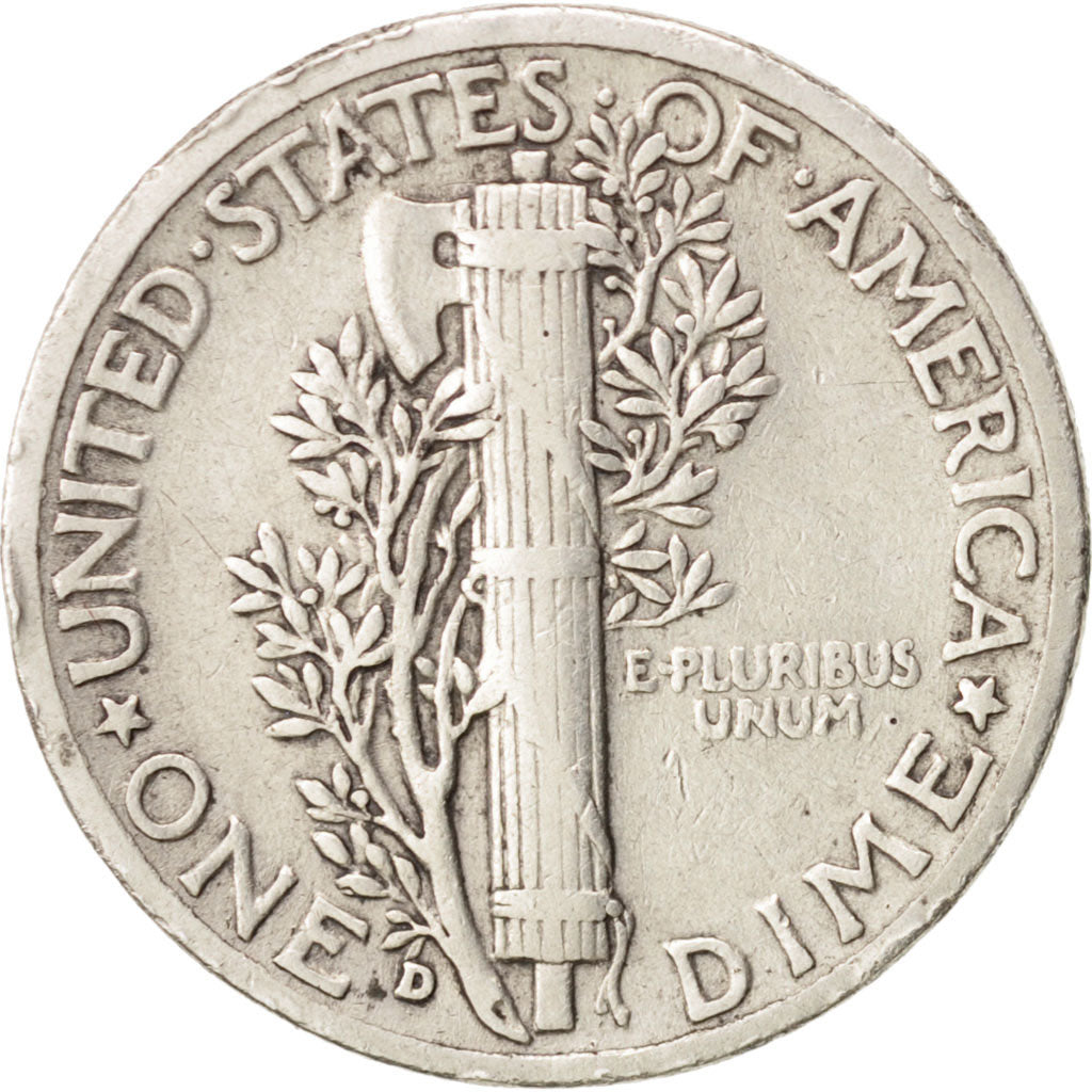 Coin, United States, Mercury Dime, Dime, 1940, U.S. Mint, Denver, EF(40-45)