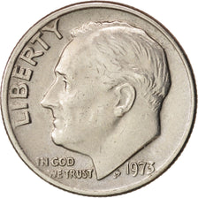 Coin, United States, Roosevelt Dime, Dime, 1973, U.S. Mint, Philadelphia