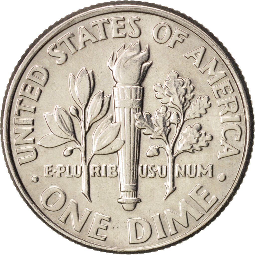 United States, Roosevelt Dime, Dime, 2007, U.S. Mint, Philadelphia, AU(50-53)