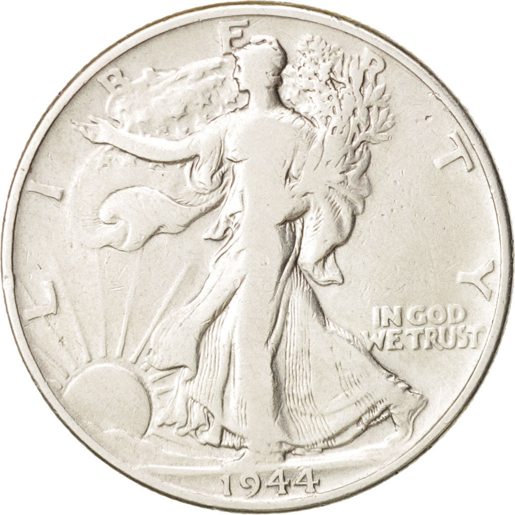 United States, Walking Liberty Half Dollar, Half Dollar, 1944, U.S. Mint