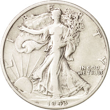 United States, Walking Liberty Half Dollar, Half Dollar, 1943, U.S. Mint