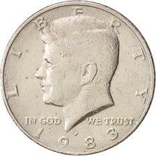 United States, Kennedy Half Dollar, Half Dollar, 1983, U.S. Mint, Philadelphia