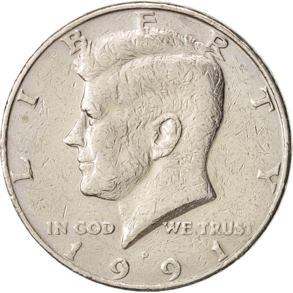 United States, Kennedy Half Dollar, Half Dollar, 1991, U.S. Mint, Philadelphia