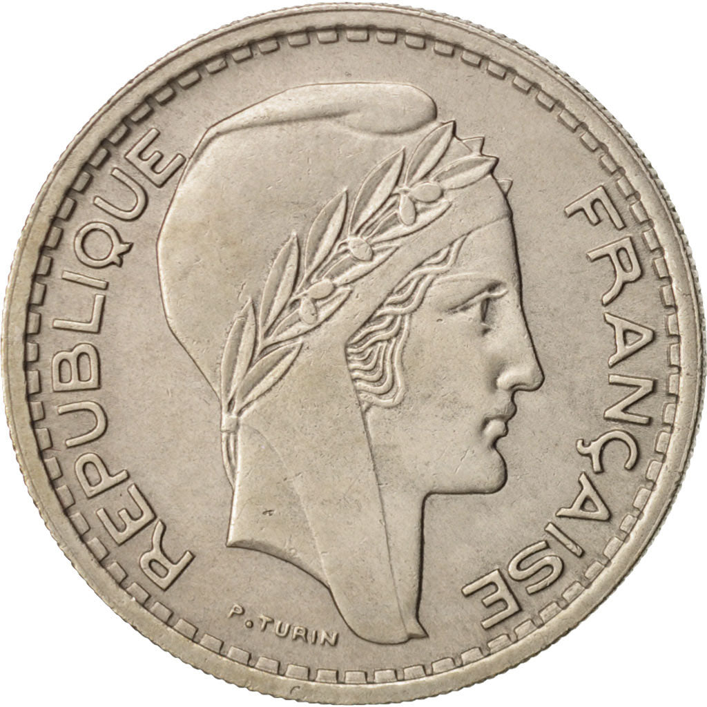 Moneda, Francia, Turin, 10 Francs, 1948, Paris, MBC+, Cobre - níquel, KM:909.1