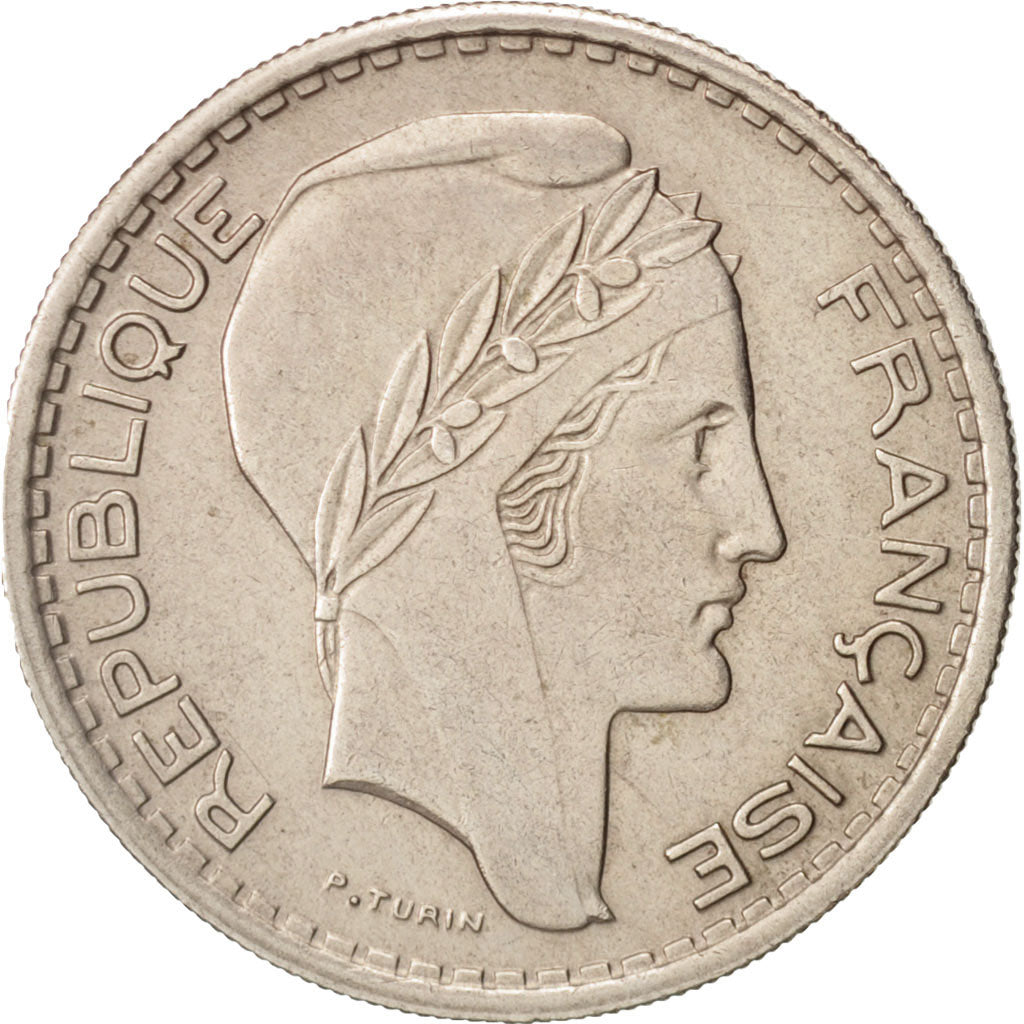 Münze, Frankreich, Turin, 10 Francs, 1949, Paris, VZ, Copper-nickel, KM:909.1