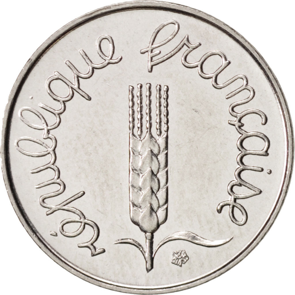 France, Épi, Centime, 1962, Paris, AU(55-58), Stainless Steel, KM:928