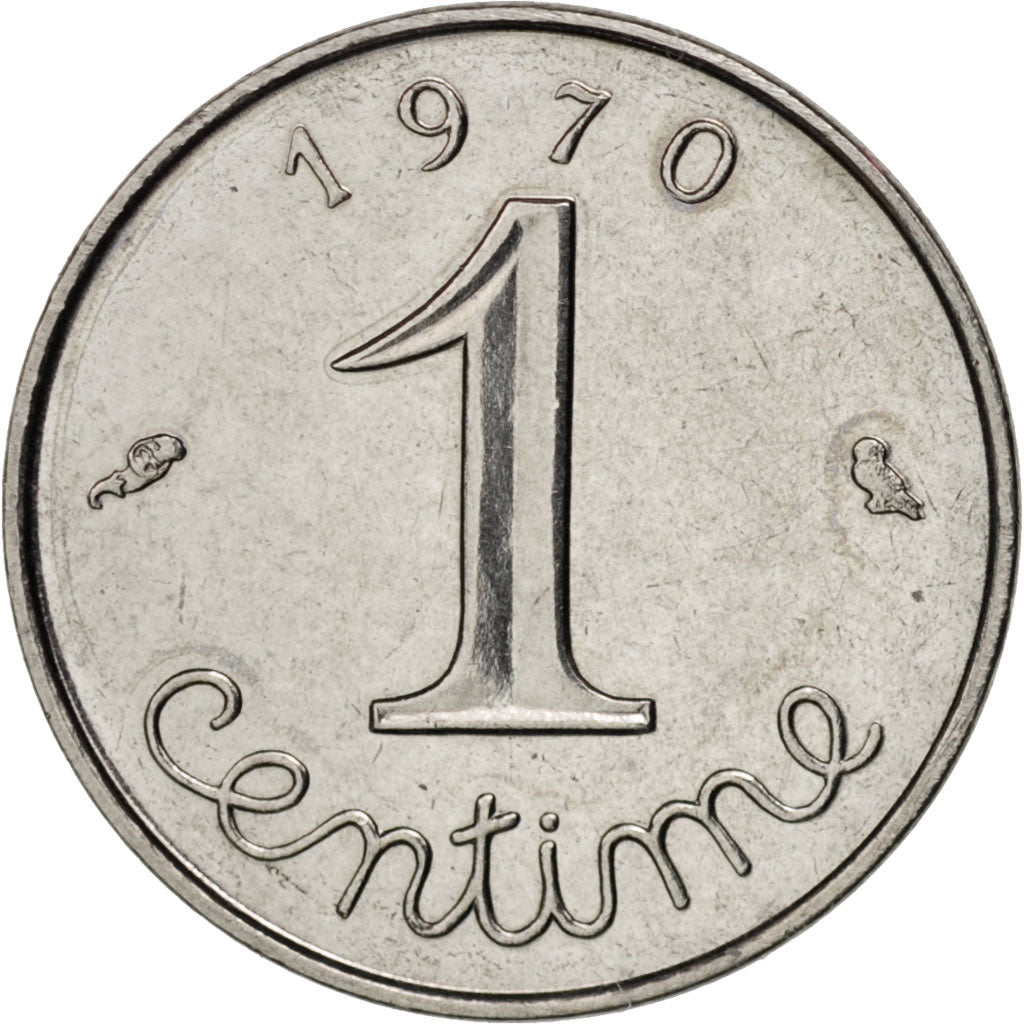 Munten, Frankrijk, Épi, Centime, 1970, Paris, PR, Stainless Steel, KM:928