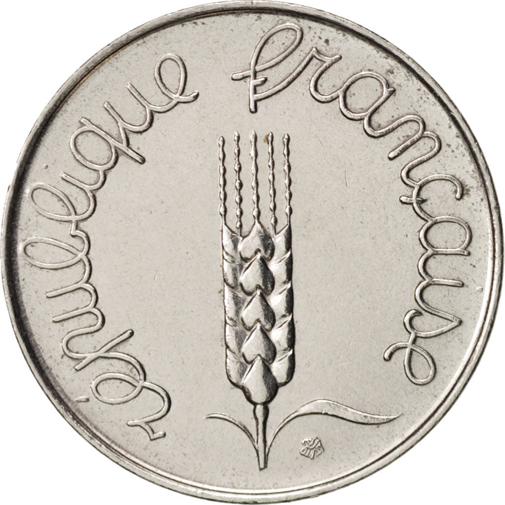 Münze, Frankreich, Épi, 5 Centimes, 1963, Paris, VZ, Stainless Steel, KM:927