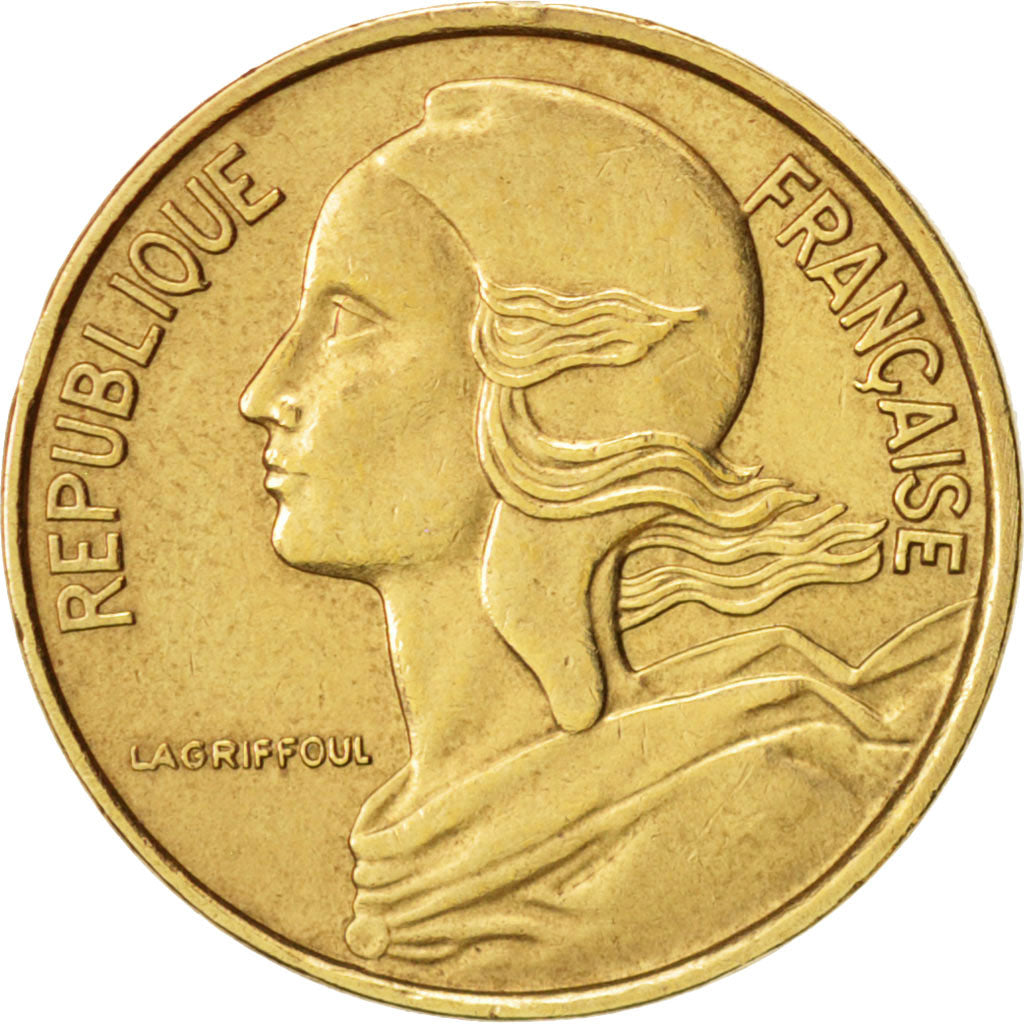 France, Marianne, 5 Centimes, 1966, Paris, AU(55-58), Aluminum-Bronze