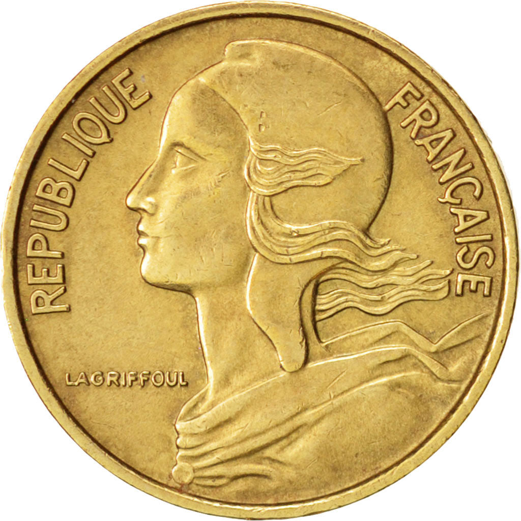 Frankreich, Marianne, 5 Centimes, 1968, Paris, AU(55-58), Aluminum-Bronze