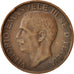 Italy, Vittorio Emanuele III, 10 Centesimi, 1921, Rome, AU(50-53), Bronze, KM:60