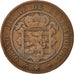 Coin, Luxembourg, William III, 10 Centimes, 1860, Paris, VF(20-25), Bronze