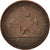 Moneda, Bélgica, Leopold II, 2 Centimes, 1873, BC+, Cobre, KM:35.1