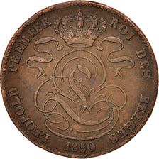Belgium, Leopold I, 5 Centimes, 1850, VF(30-35), Copper, KM:5.1