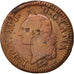 Monnaie, France, Louis XVI, Sol ou sou, Sol, 1785, Orléans, TB, Cuivre