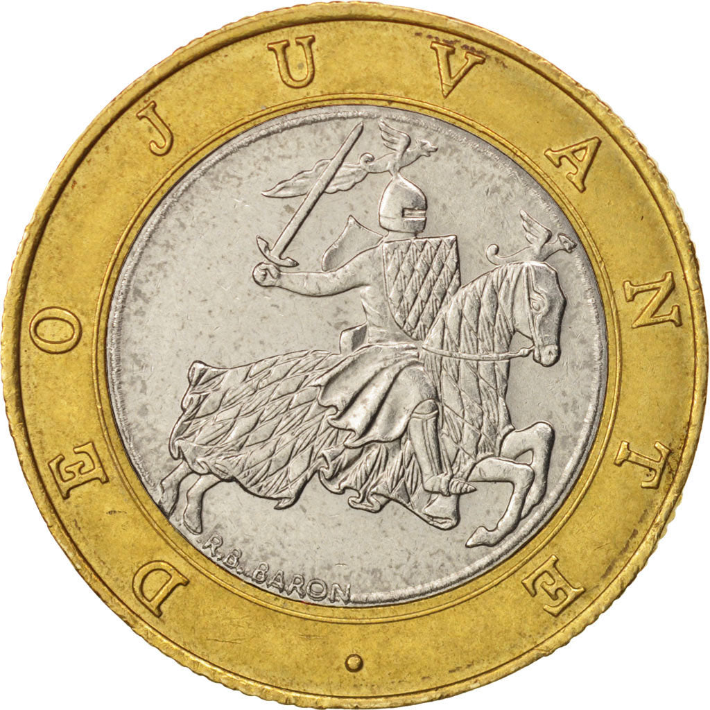 Monaco, Rainier III, 10 Francs, 1995, AU(50-53), Bi-Metallic, KM:163