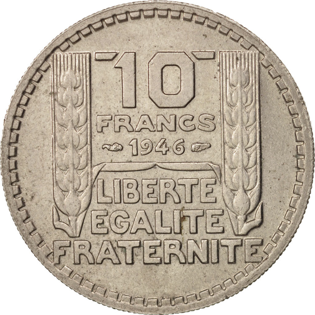 Monnaie, France, Turin, 10 Francs, 1946, Paris, SUP, Copper-nickel, KM:908.1