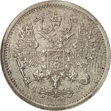 Moneda, Rusia, Nicholas II, 10 Kopeks, 1902, Saint-Petersburg, EBC, Plata