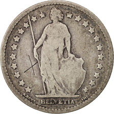 Coin, Switzerland, Franc, 1880, Bern, VF(20-25), Silver, KM:24