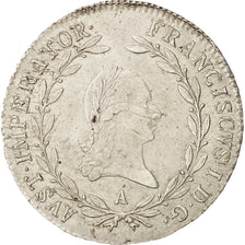 Austria, Ferdinand I, 20 Kreuzer, 1809, Vienne, AU(50-53), Silver, KM:2141